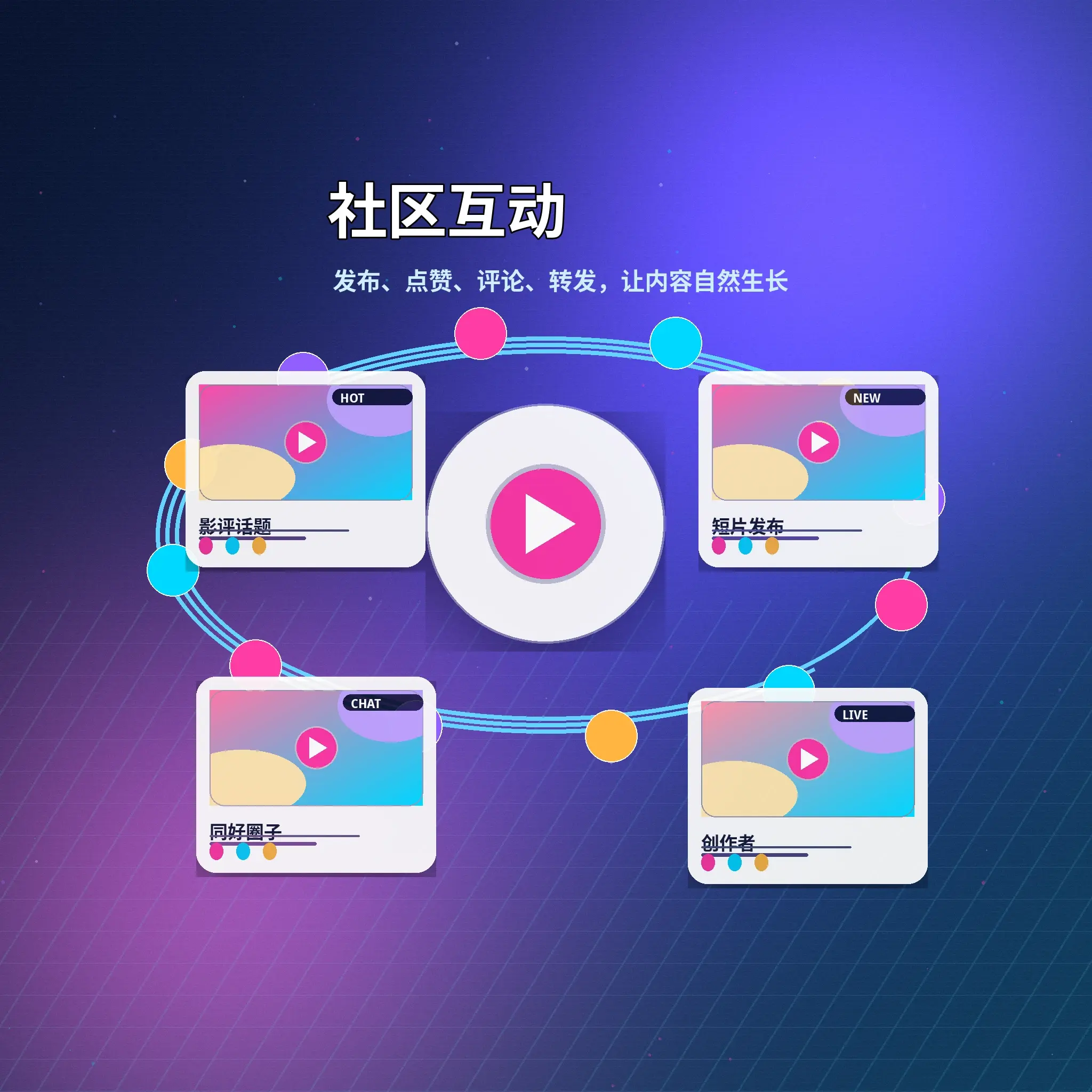 蘑菇视频社区互动与兴趣讨论